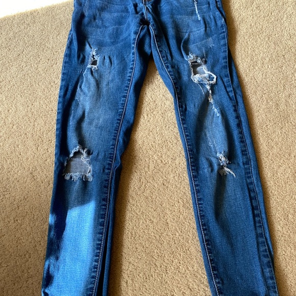 Blue Ripped Jeans - Picture 3 of 3